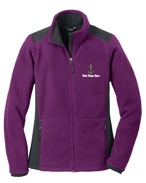 Eddie Bauer Ladies FullZip Sherpa Fleece Jacket