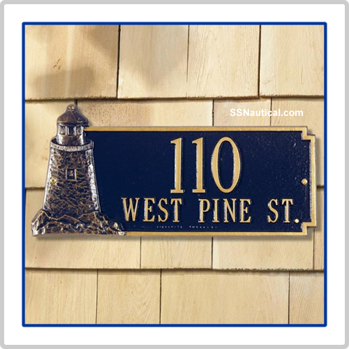 lighthouse-rectangular-address-plaque